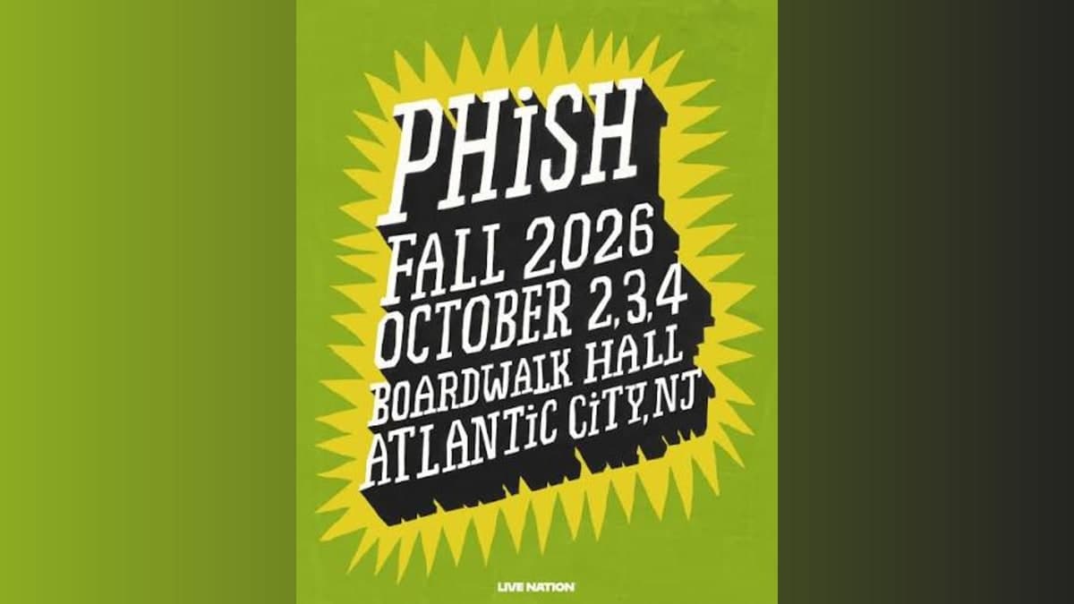 Phish Returning to Atlantic City for Three-Night Run at Boardwalk Hall This Fall