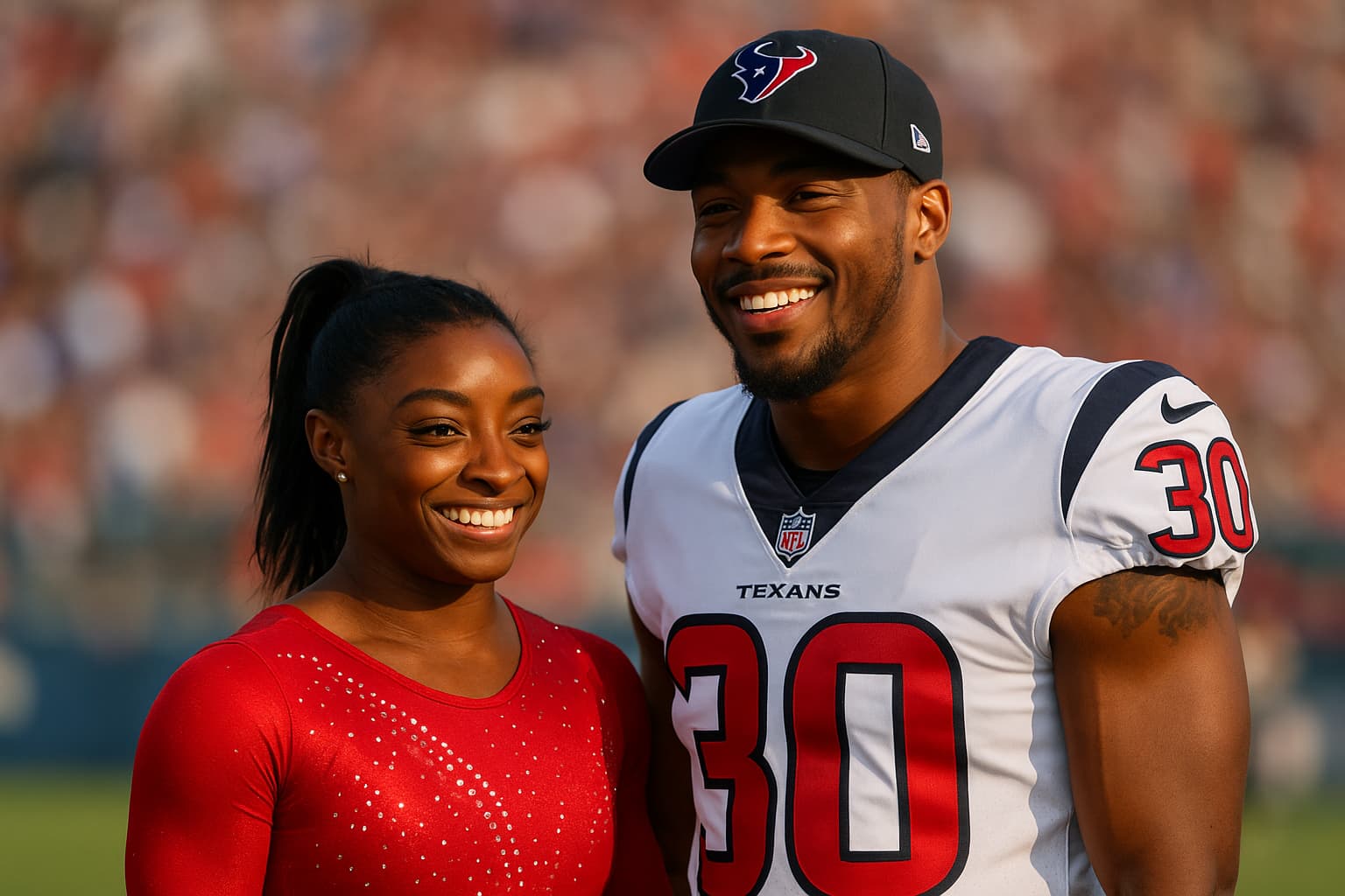 Olympic Champion Simone Biles and NFL Star Jonathan Owens: A Love Story Forged Through Athletic Excellence