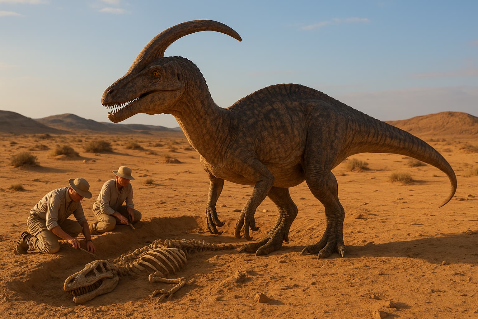 Paleontologists Unveil Remarkable Scimitar-Crested Dinosaur Species from Sahara Desert