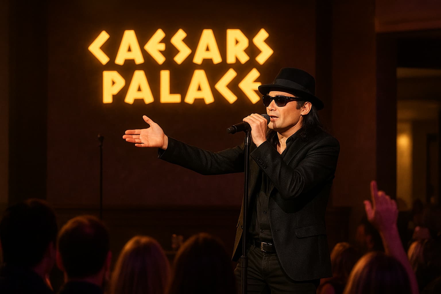 Corey Feldman Delivers Surprise Performance at Caesars Palace Venue