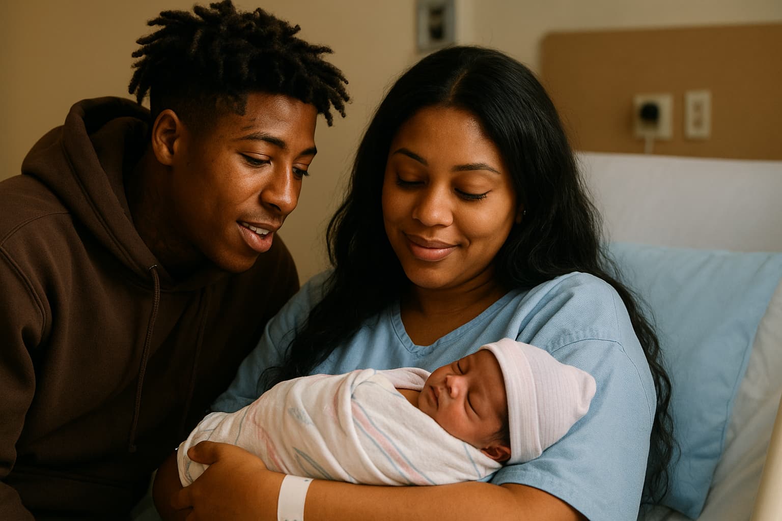 Rapper NBA YoungBoy Welcomes 13th Child with Wife Jazlyn Mychelle