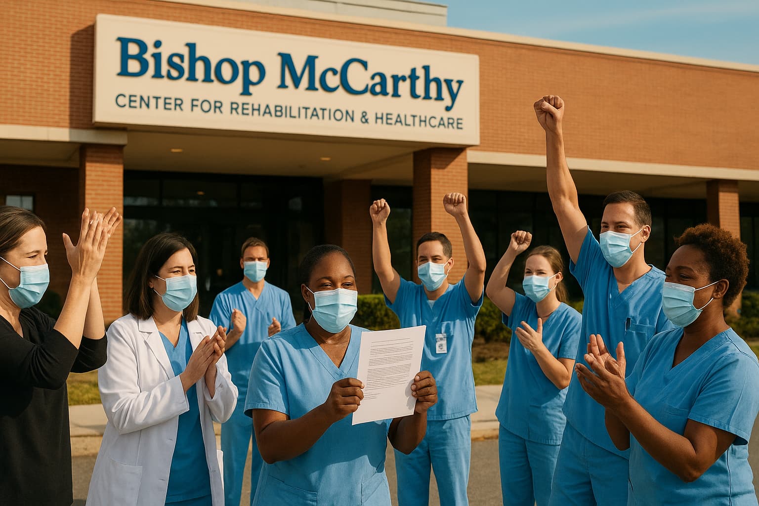 Bishop McCarthy Healthcare Workers Secure New Contract After Year of Negotiations