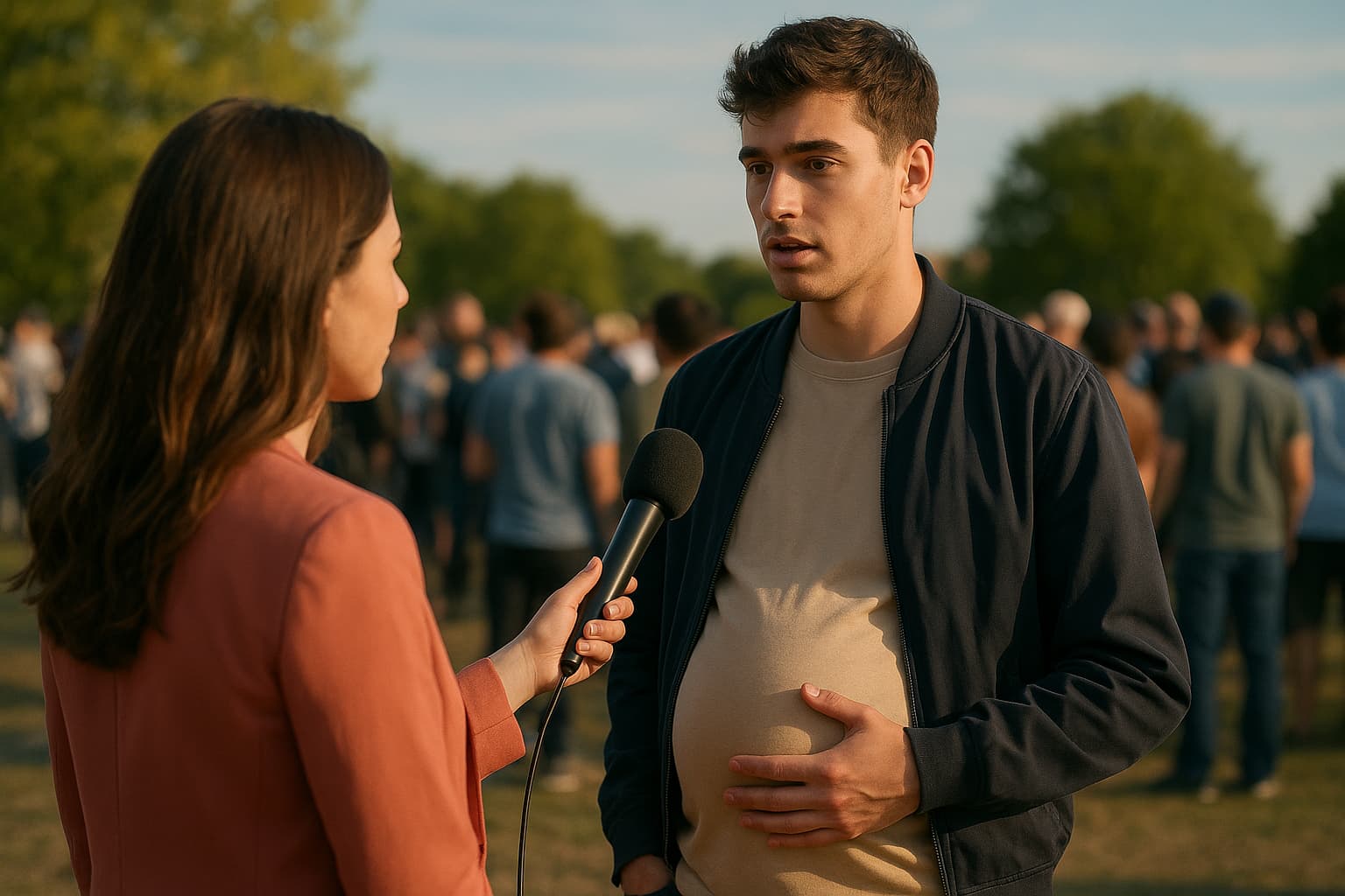 Adult Content Creator Discusses Participation in Controversial Mass Event Amid Pregnancy Announcement