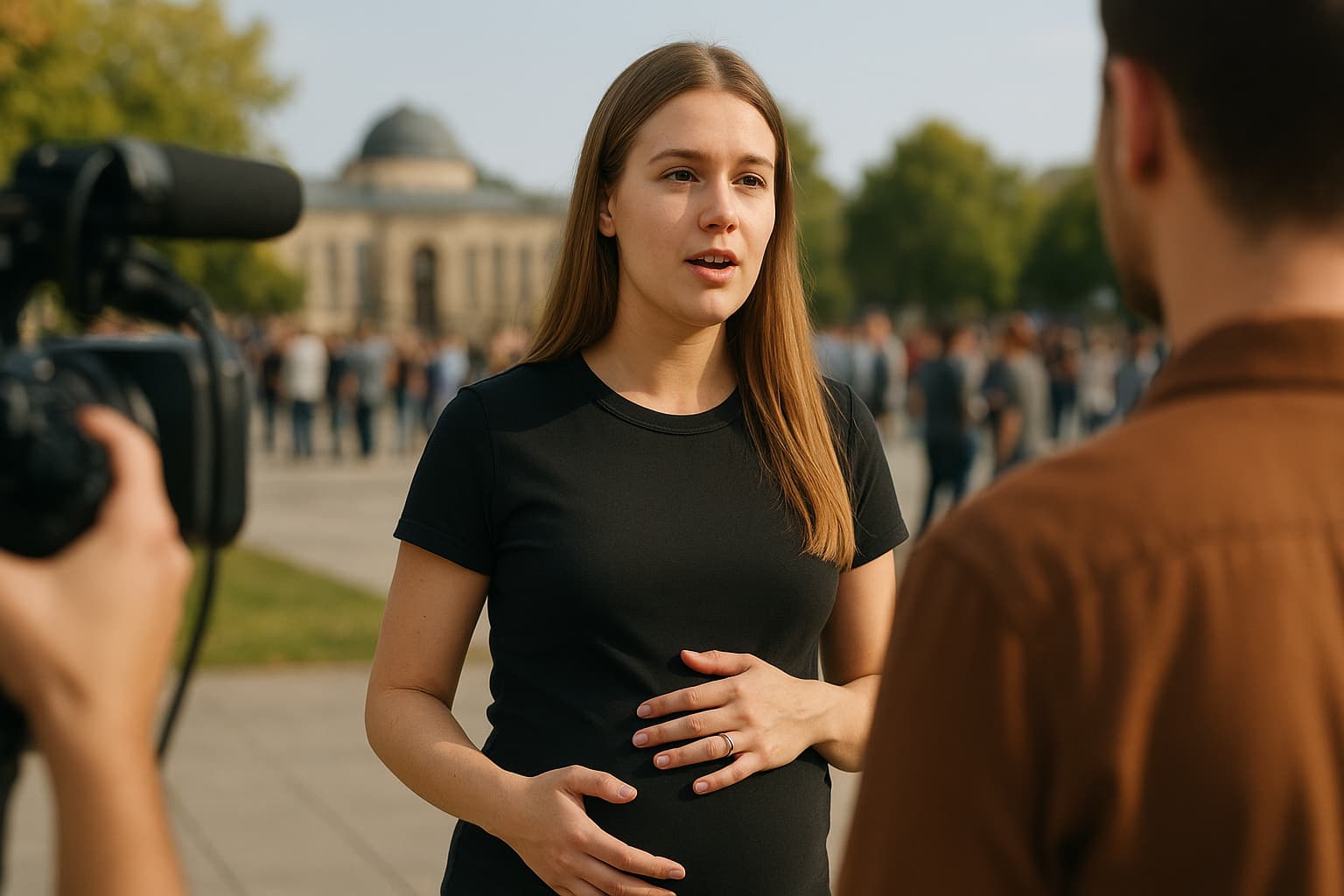 Adult Content Creator Discusses Participation in Controversial Mass Event Amid Pregnancy Announcement