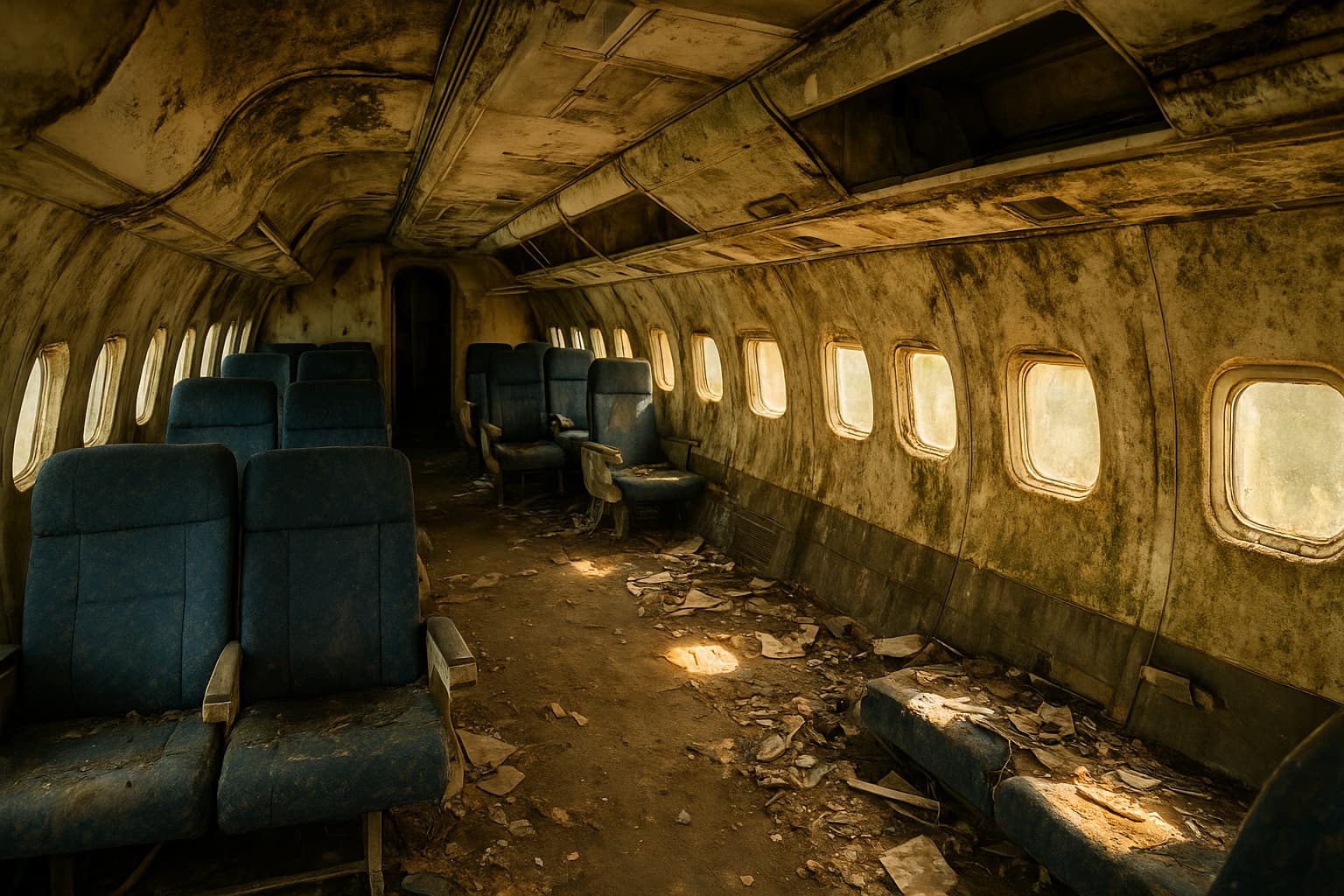 Disturbing Images Emerge from Inside Jeffrey Epstein's Abandoned Private Aircraft