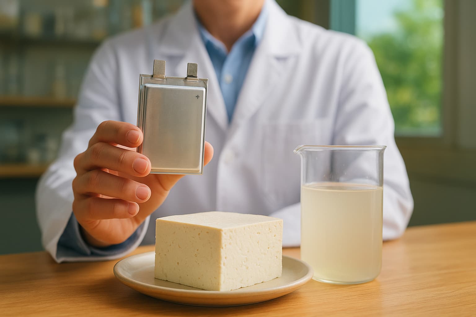 Revolutionary Battery Technology Emerges from Unexpected Source: Tofu Brine