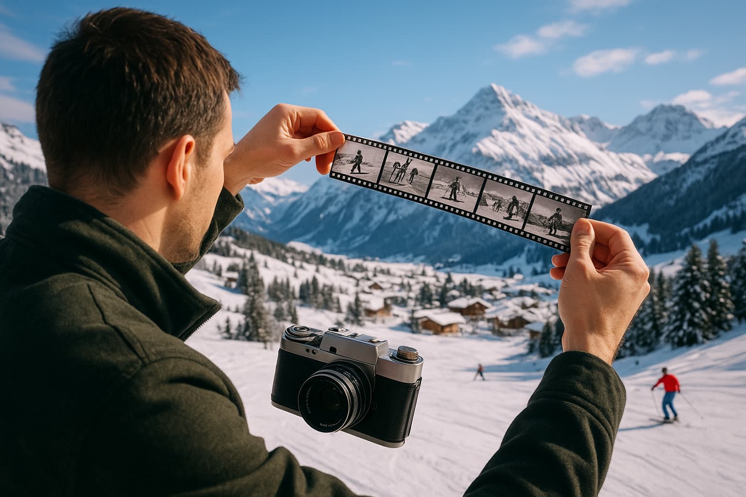Mystery of the Frozen Moment: Decades-Old Film Reveals Lost Memories of Swiss Ski Holiday
