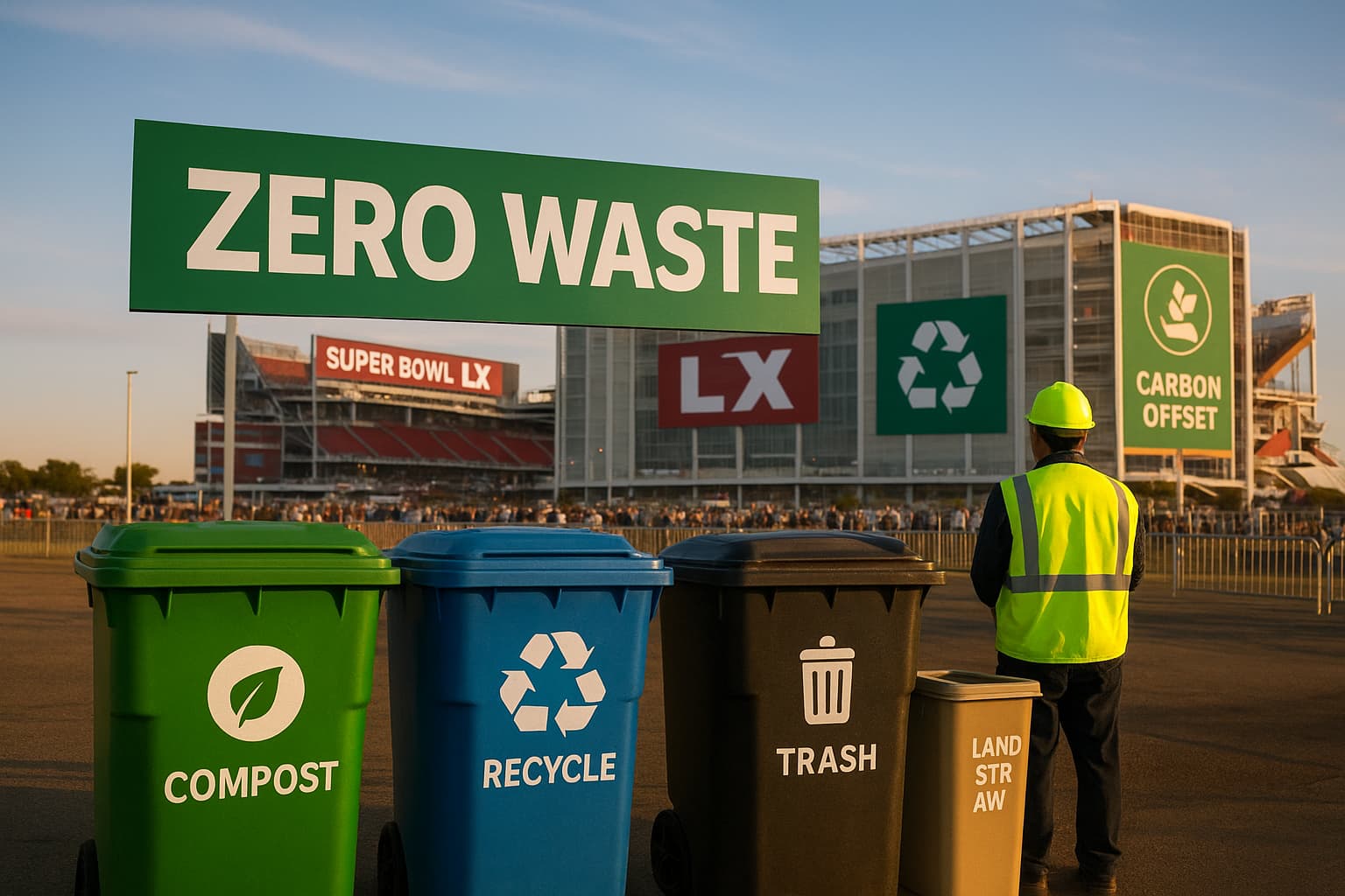 Super Bowl LX Sets New Environmental Standard with Zero-Waste Achievement and Carbon Offset Initiative