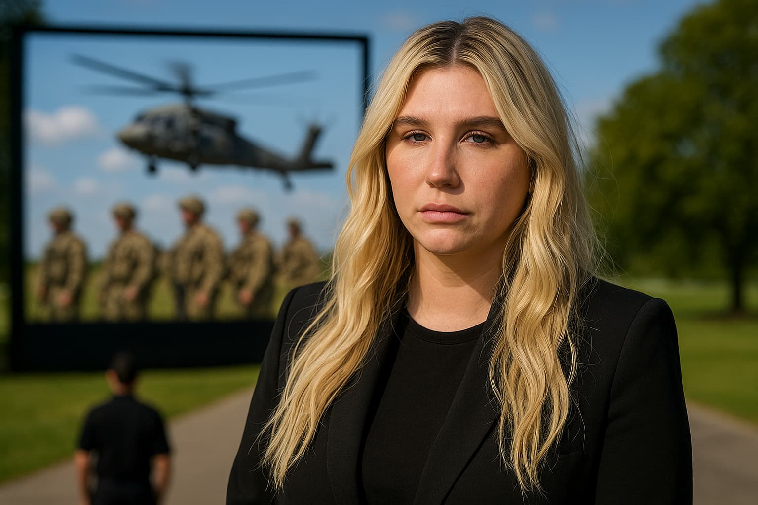 Pop Star Kesha Condemns White House Use of Her Music in Military Video