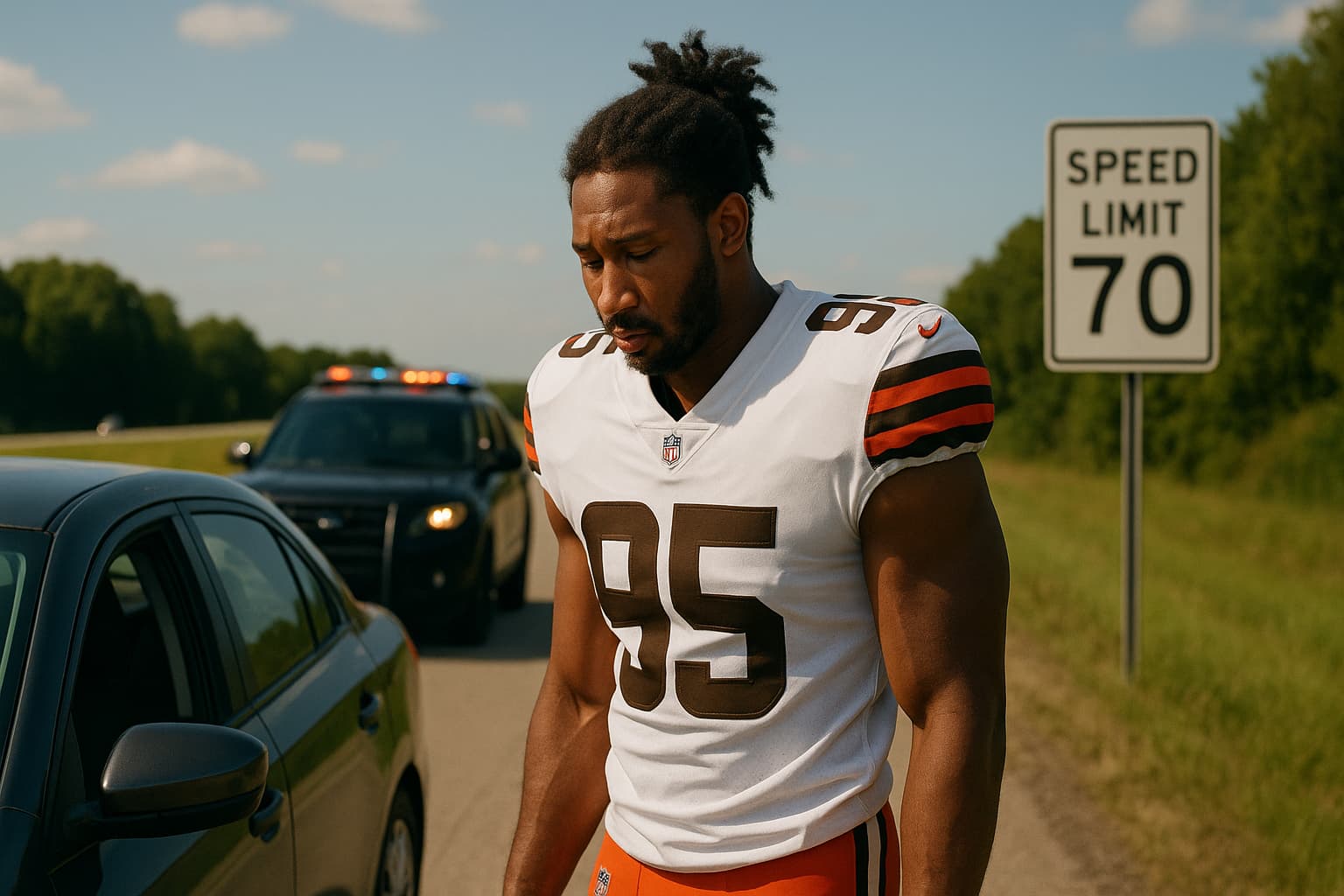 Cleveland Browns Star Myles Garrett Cited for Speeding on Ohio Highway