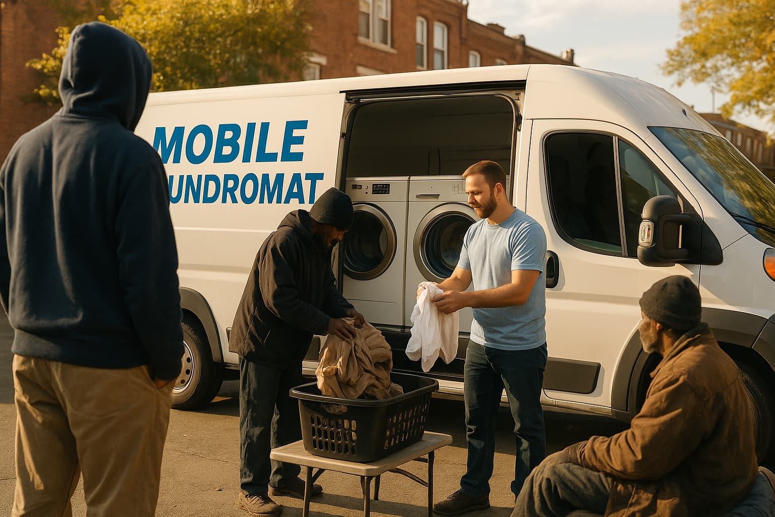 Philadelphia Entrepreneur Brings Mobile Laundromat Service to City's Homeless Community