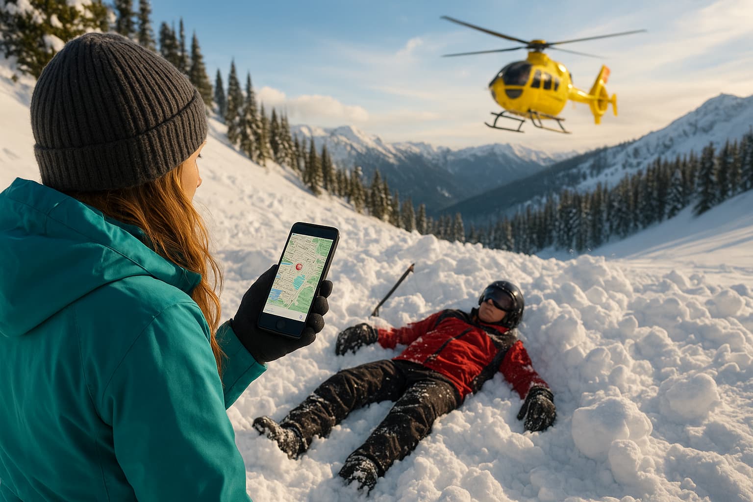 Technology and Intuition Save Skier Buried in Avalanche for Over Four Hours