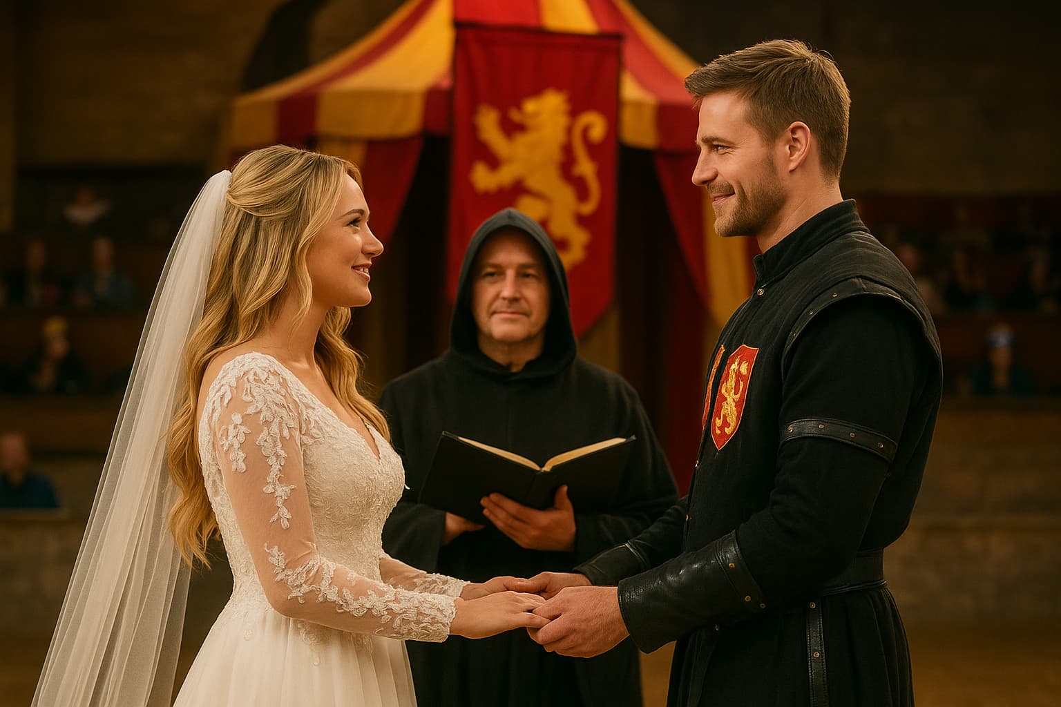 Hallmark Star Hunter King Marries at Medieval Times