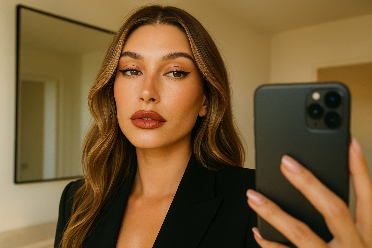 Model and Beauty Entrepreneur Shares Glamorous Selfies