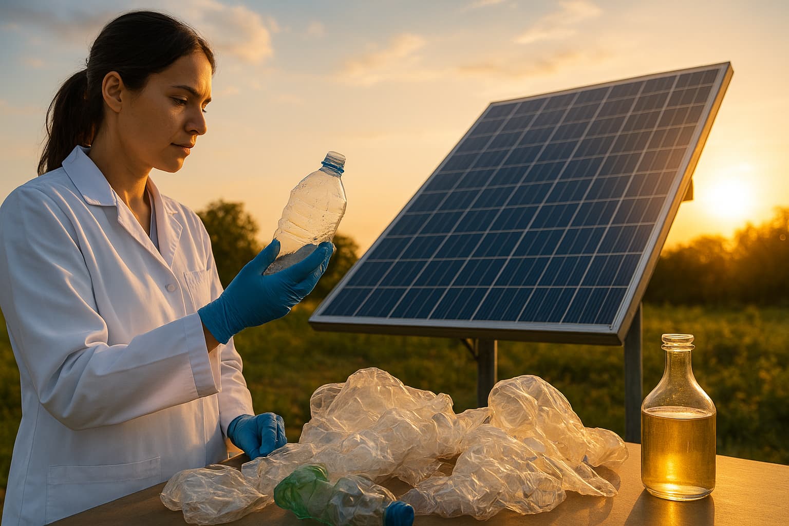 Scientists Convert Plastic Waste into Vinegar Using Sunlight