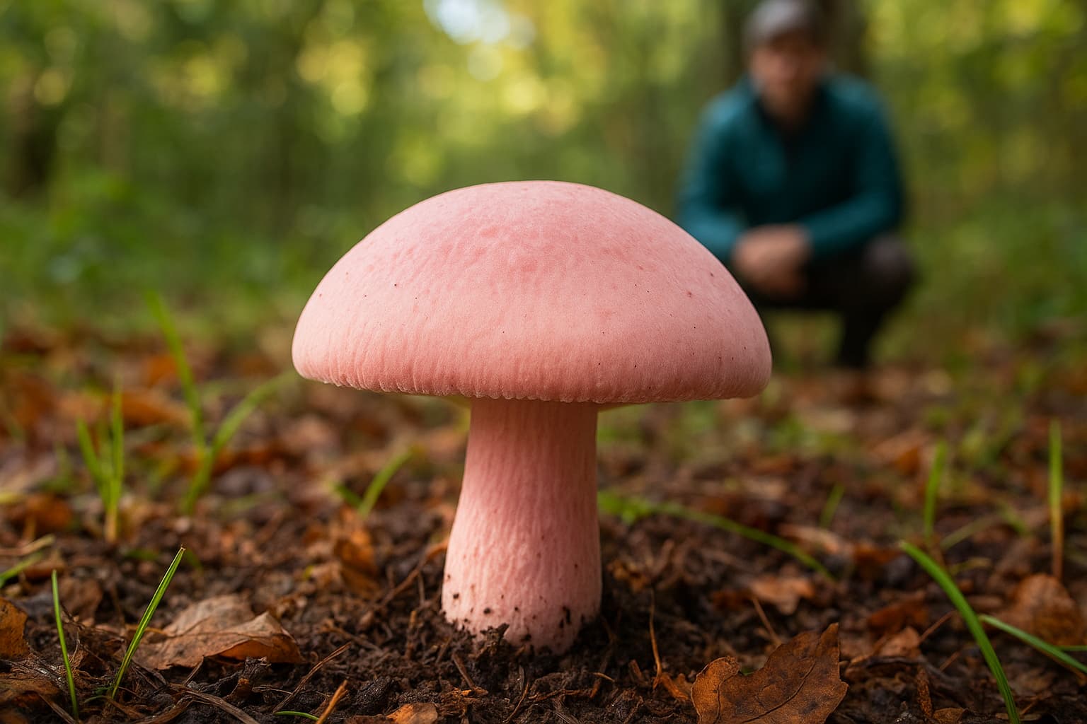 Rare Pink Fungus Found in England Marks British First