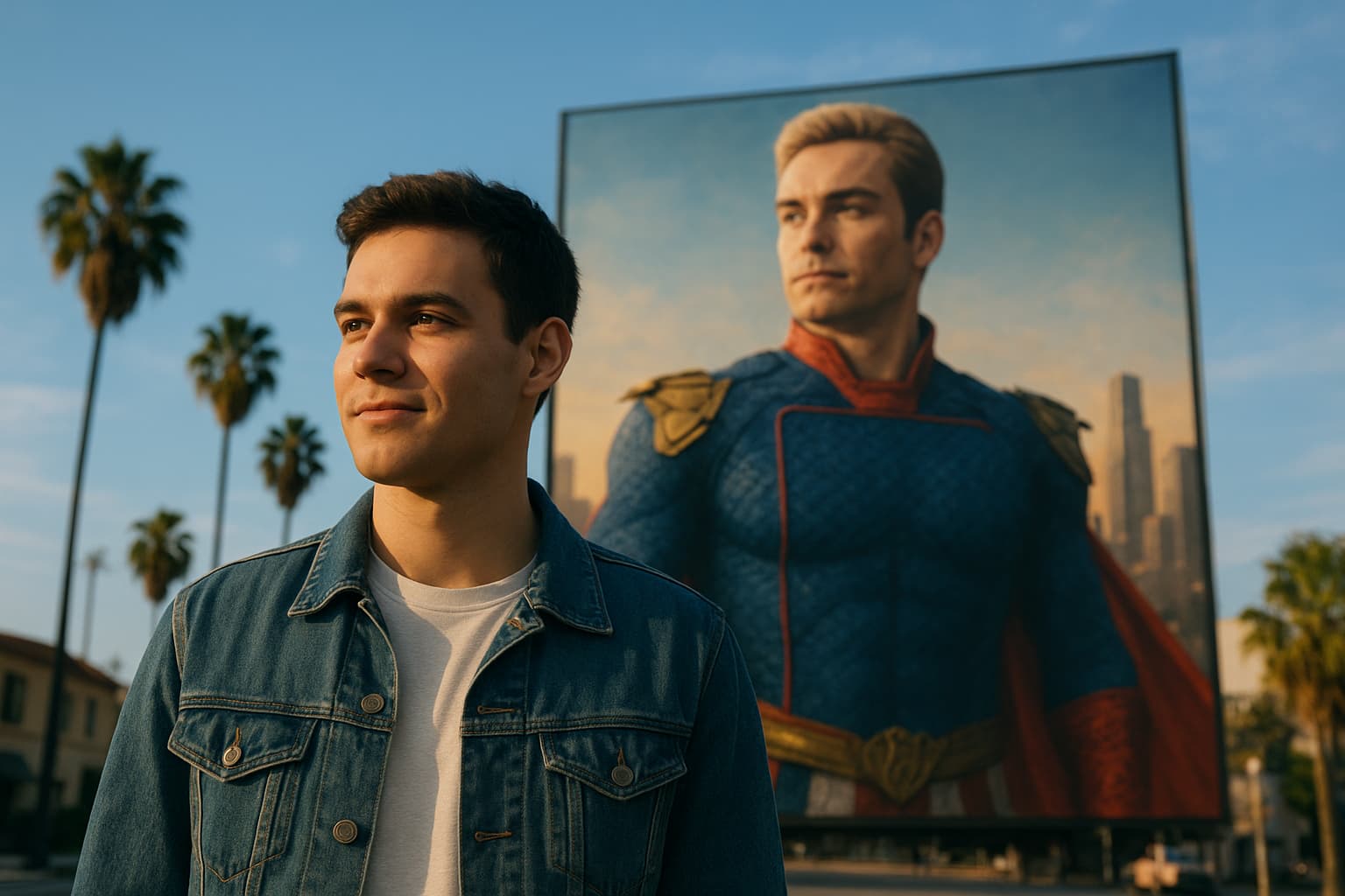 Young Star's Journey from LA Childhood to Superhero Fame