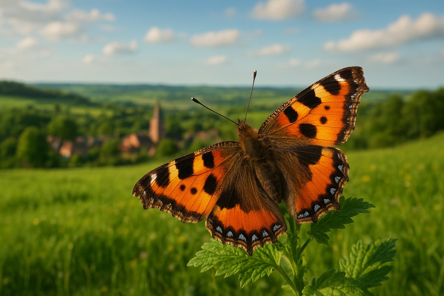 Large Tortoiseshell Butterfly Returns to England After Six Decades