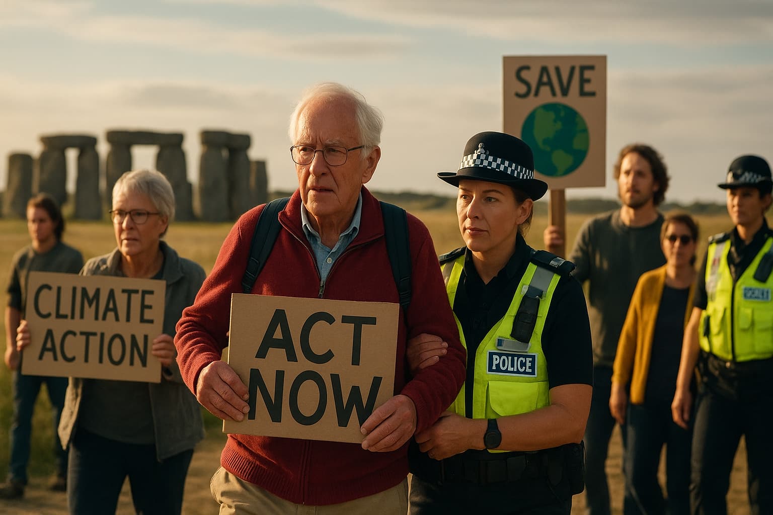 Retirees Trade Relaxation for Arrests in Climate Activism