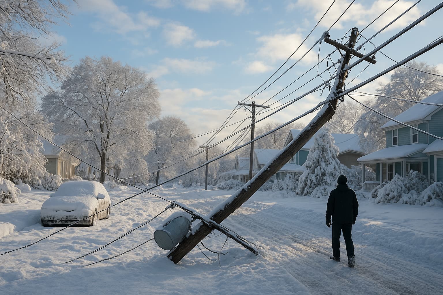 Power Outages May Last Until Saturday After Historic Blizzard