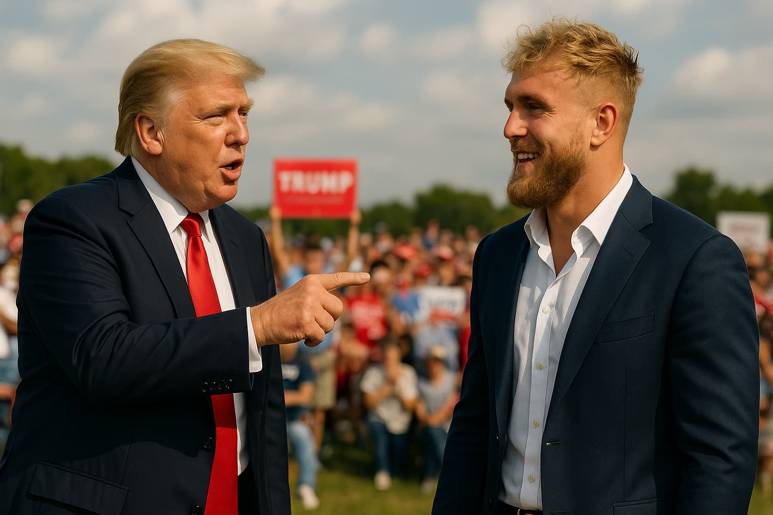 Trump Endorses Boxer Jake Paul for Future Political Office