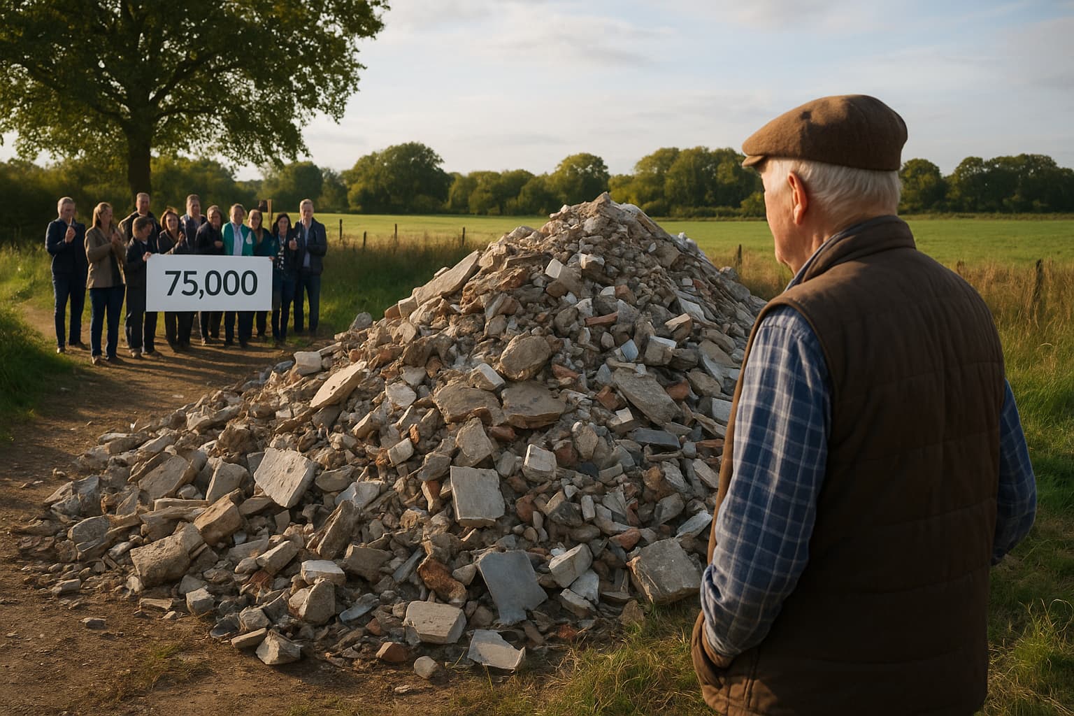 Community Raises $75,000 for Farmer Facing Illegal Dumping Crisis