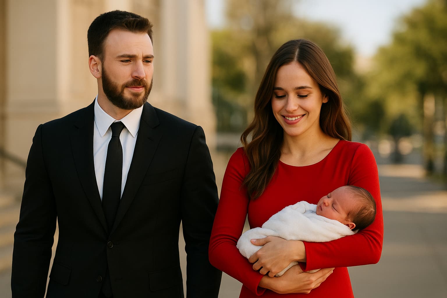 Actor Chris Evans and Alba Baptista Welcome First Child