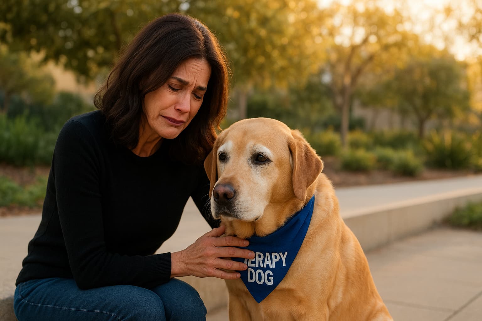 Actress Teri Hatcher Mourns Beloved Therapy Dog Pumpkin