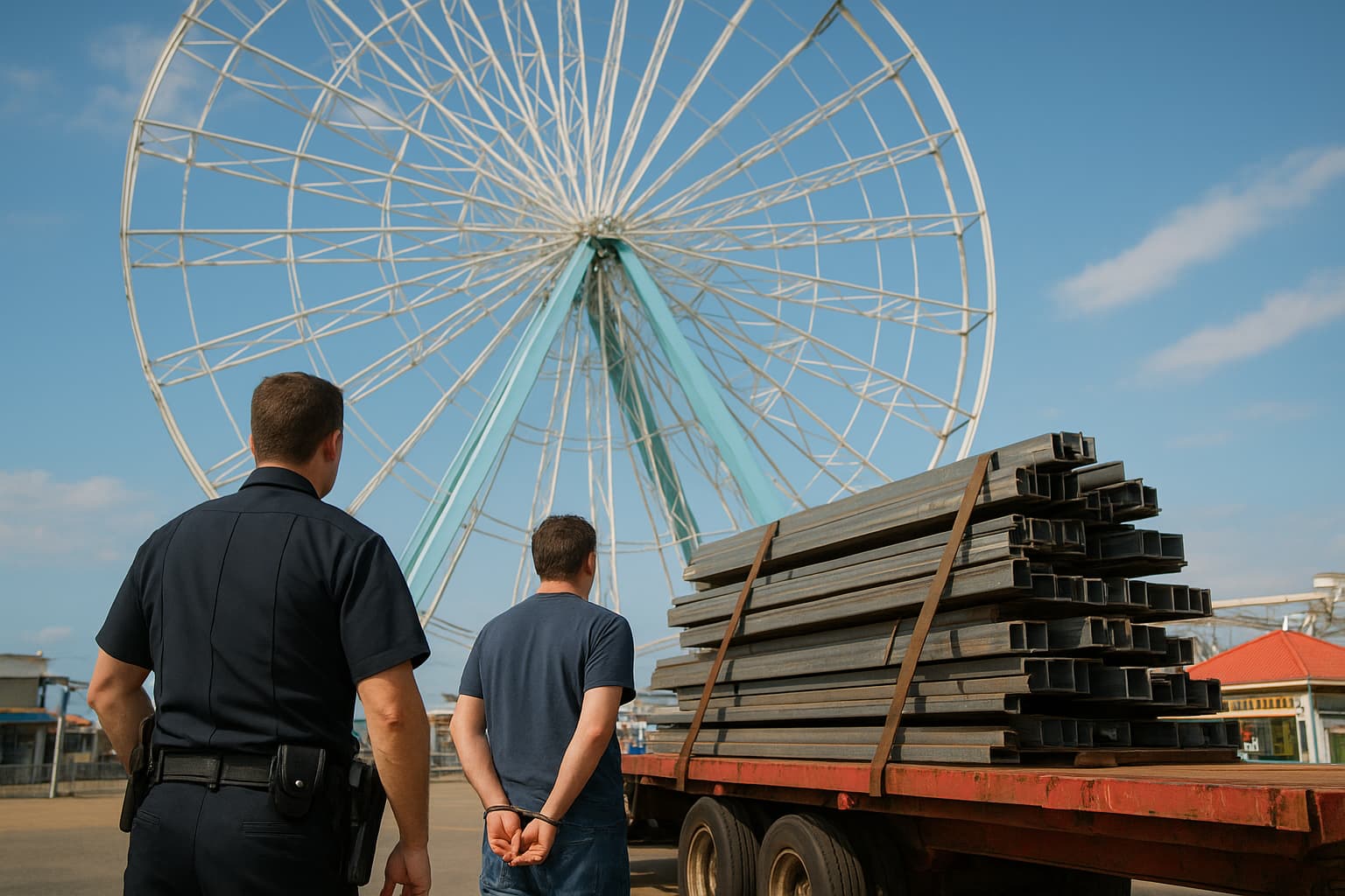 Arrest Made After Theft Hits Giant Wheel Restoration