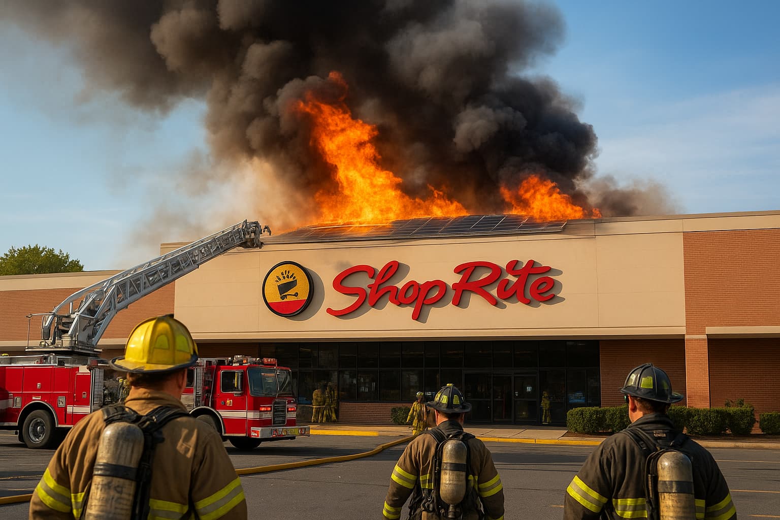 Fire Erupts at English Creek ShopRite Saturday