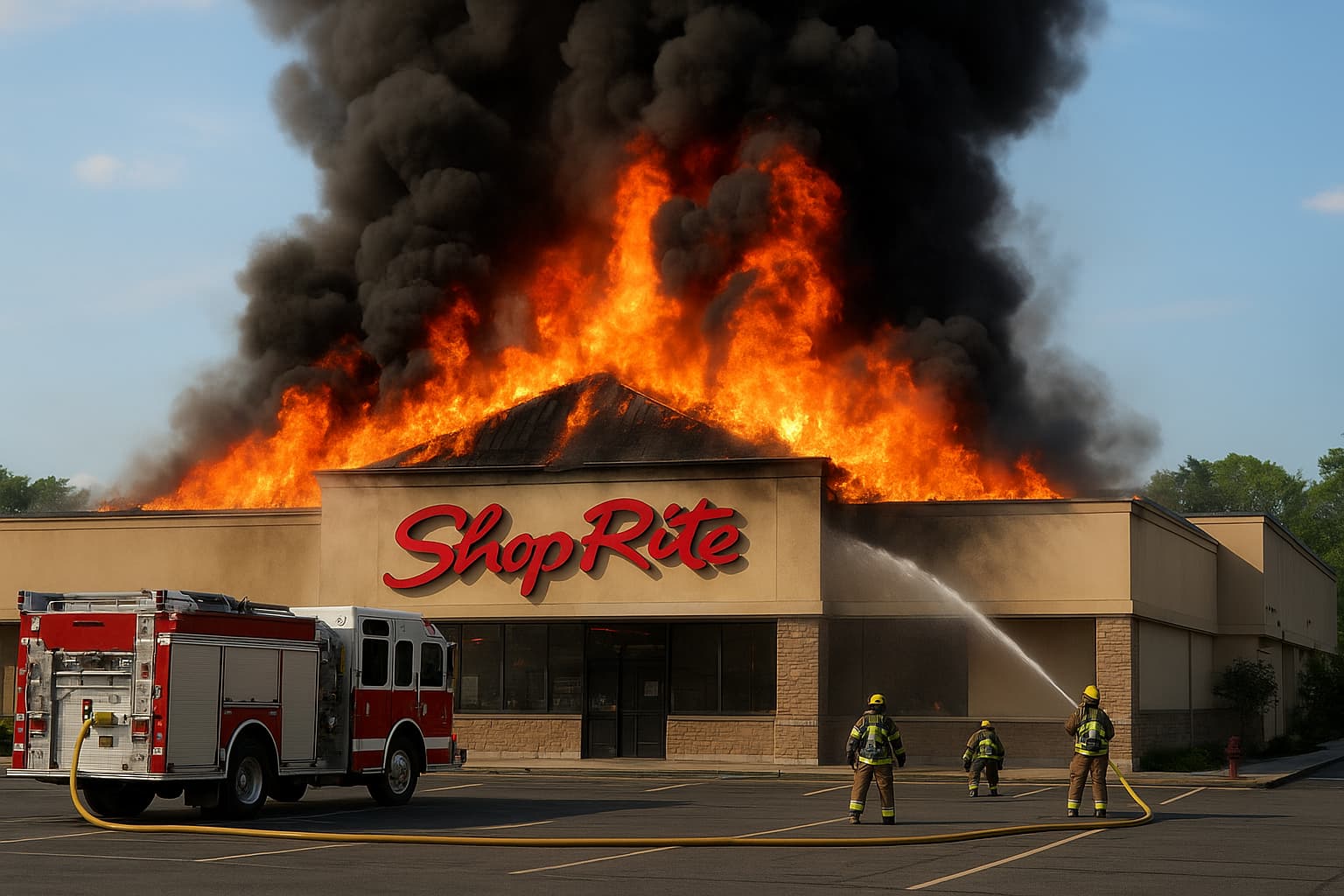 Fire Erupts at ShopRite on Black Horse Pike