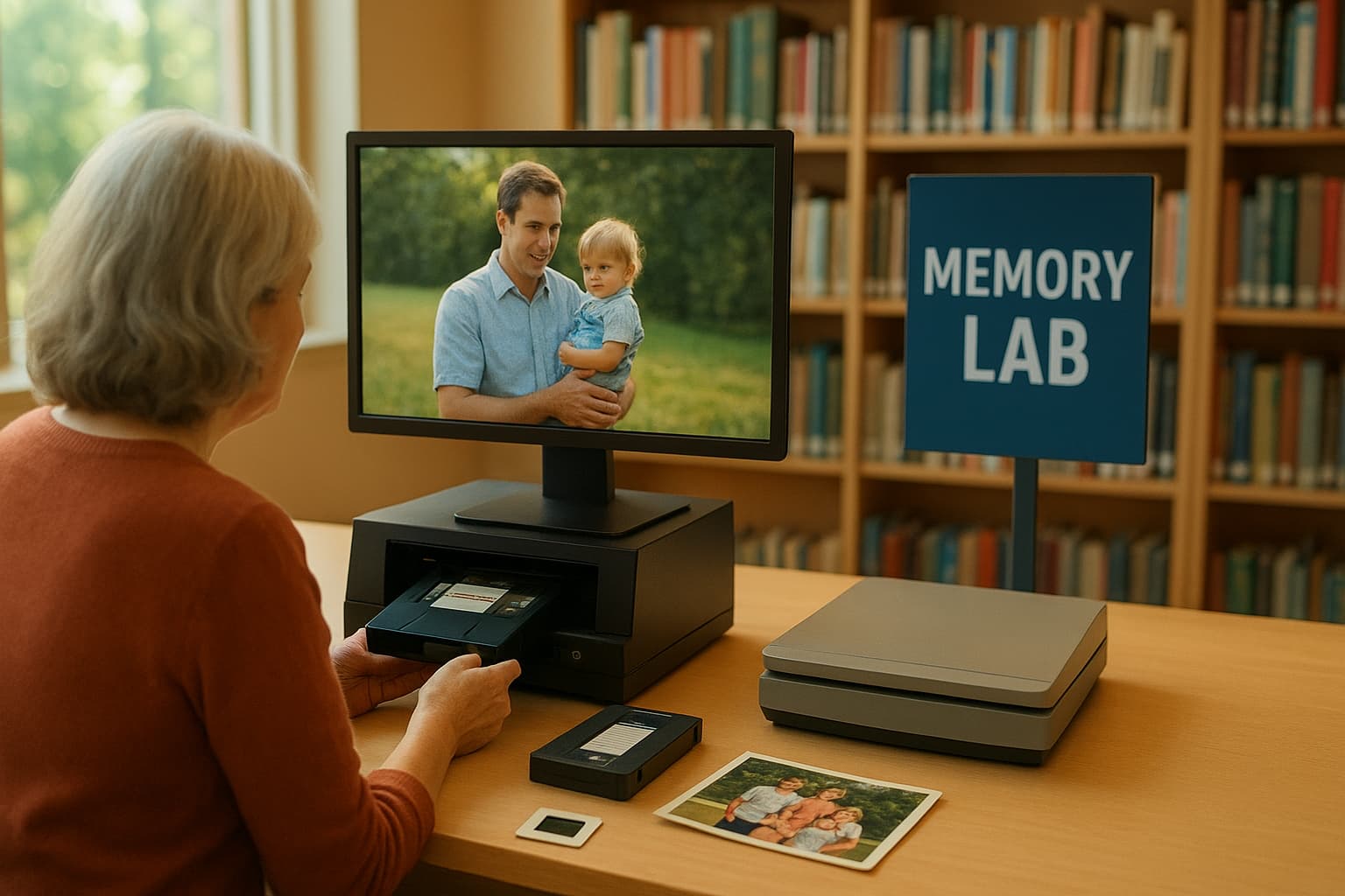 Library Launches Free Service to Preserve Family Memories