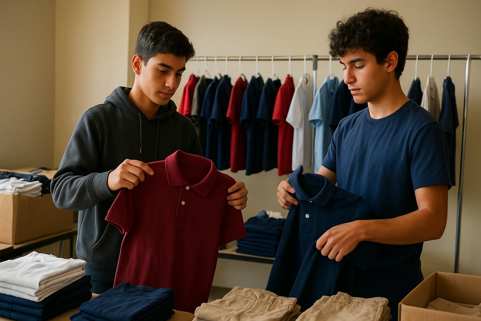 Brothers Redistribute School Uniforms, Save Families $140,000