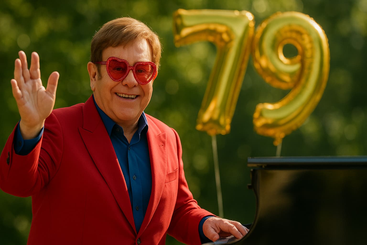 Music Legend Elton John Celebrates 79th Birthday