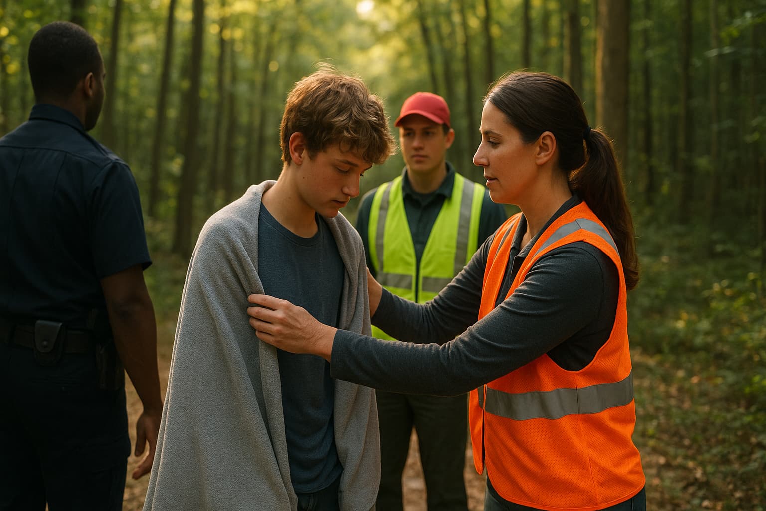 Teen Found Safe After 36 Hours Lost in Local Forest