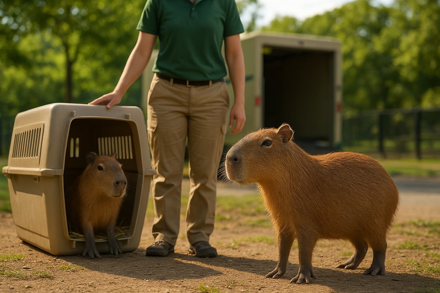 Zoo Bids Farewell to Capybaras for Conservation Effort