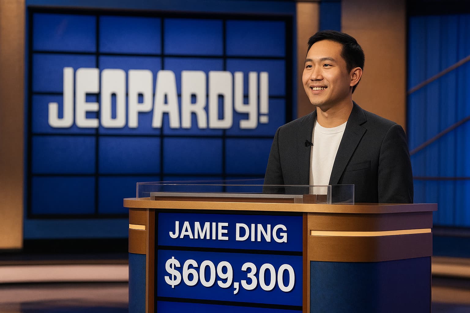 Lawrenceville's Jamie Ding Ties Jersey Record with 21st Jeopardy! Win