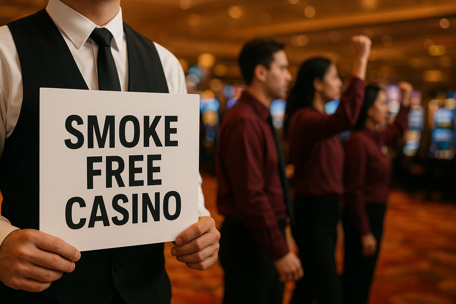 Casino Workers Plan August Sick-Out Over Smoking Ban