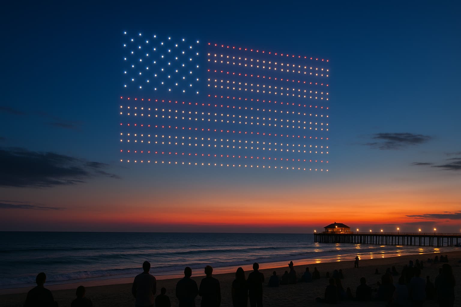 Ocean City Launches Weekly Summer Drone Shows Over Beach