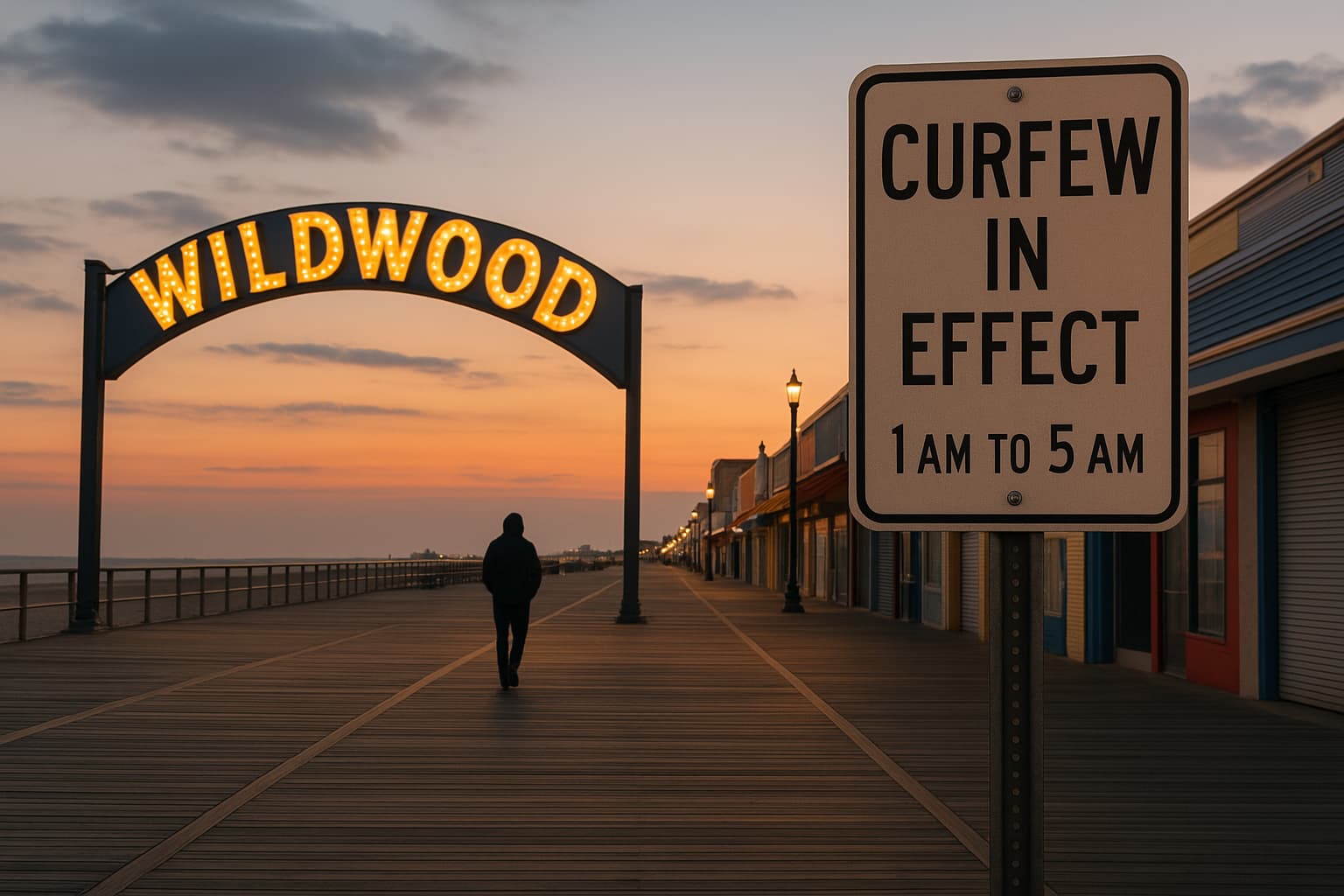 Wildwood Boardwalk May Close Overnight Under New Curfew Proposal