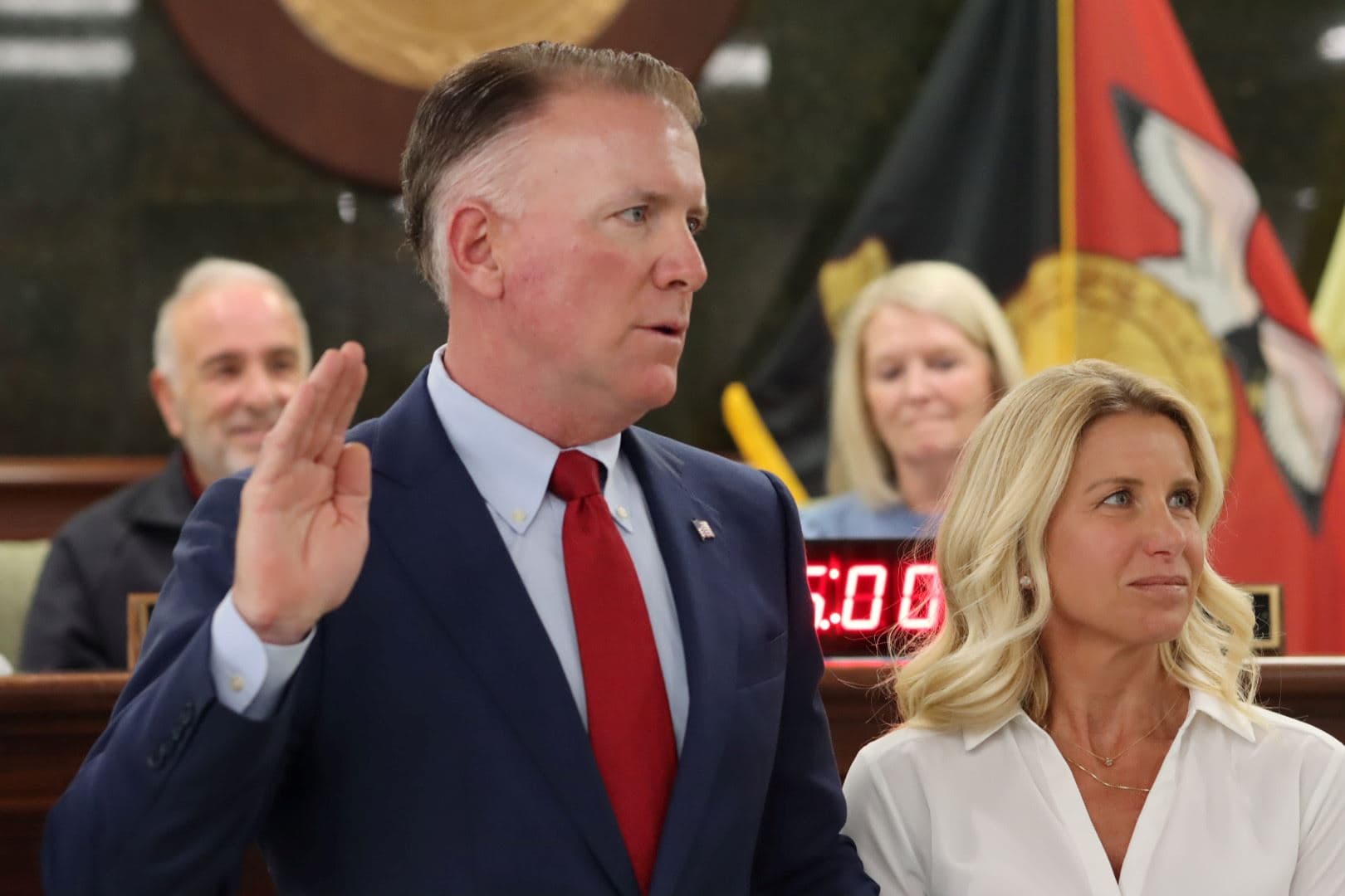 Patrick Rosenello Sworn In as Cape May County Commissioner