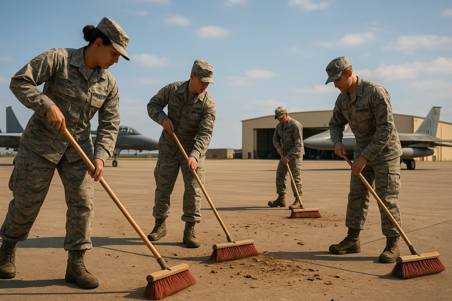 177th Fighter Wing Conducts Major Safety Sweep at Base