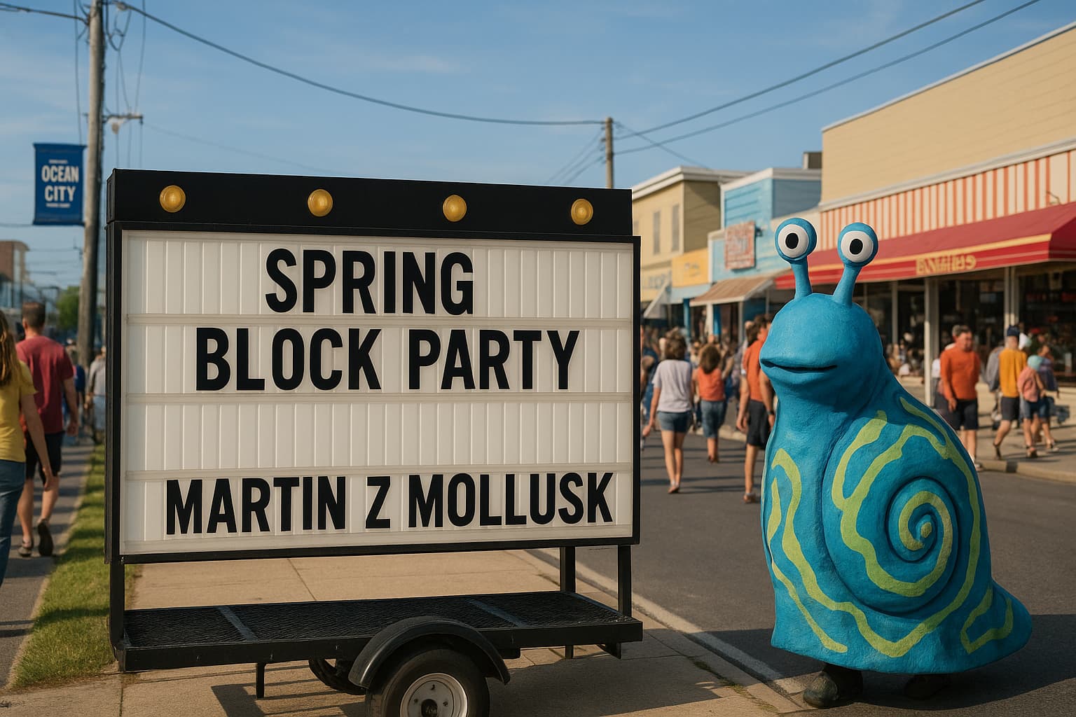 Ocean City's Weekend Lineup: Block Party, Martin Z. Mollusk