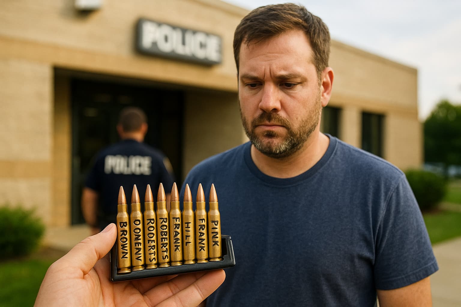Galloway Man Arrested with Illegal Rifle, Bullets Marked with Names