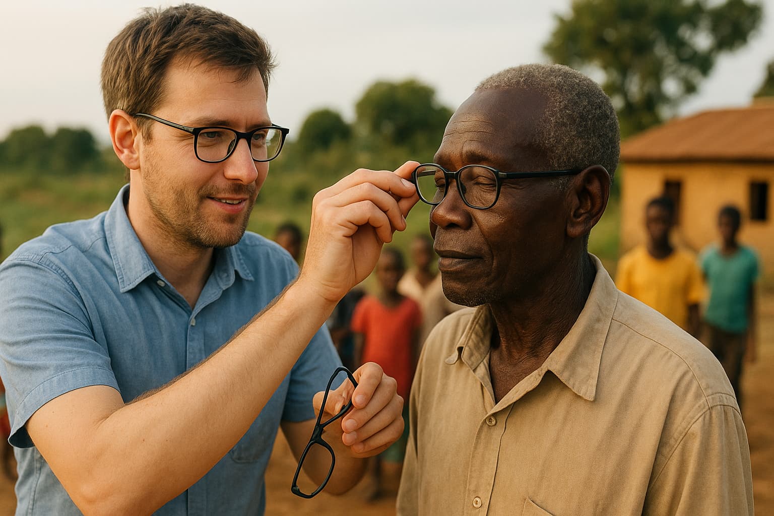 German Teacher's $1 Glasses Transform Lives Globally
