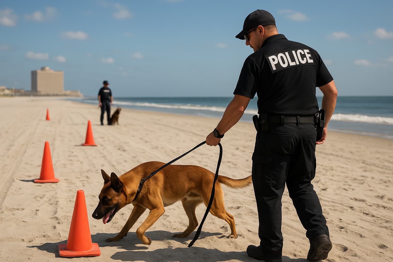 Police K9s Compete in Detector Dog Trials at Jersey Shore