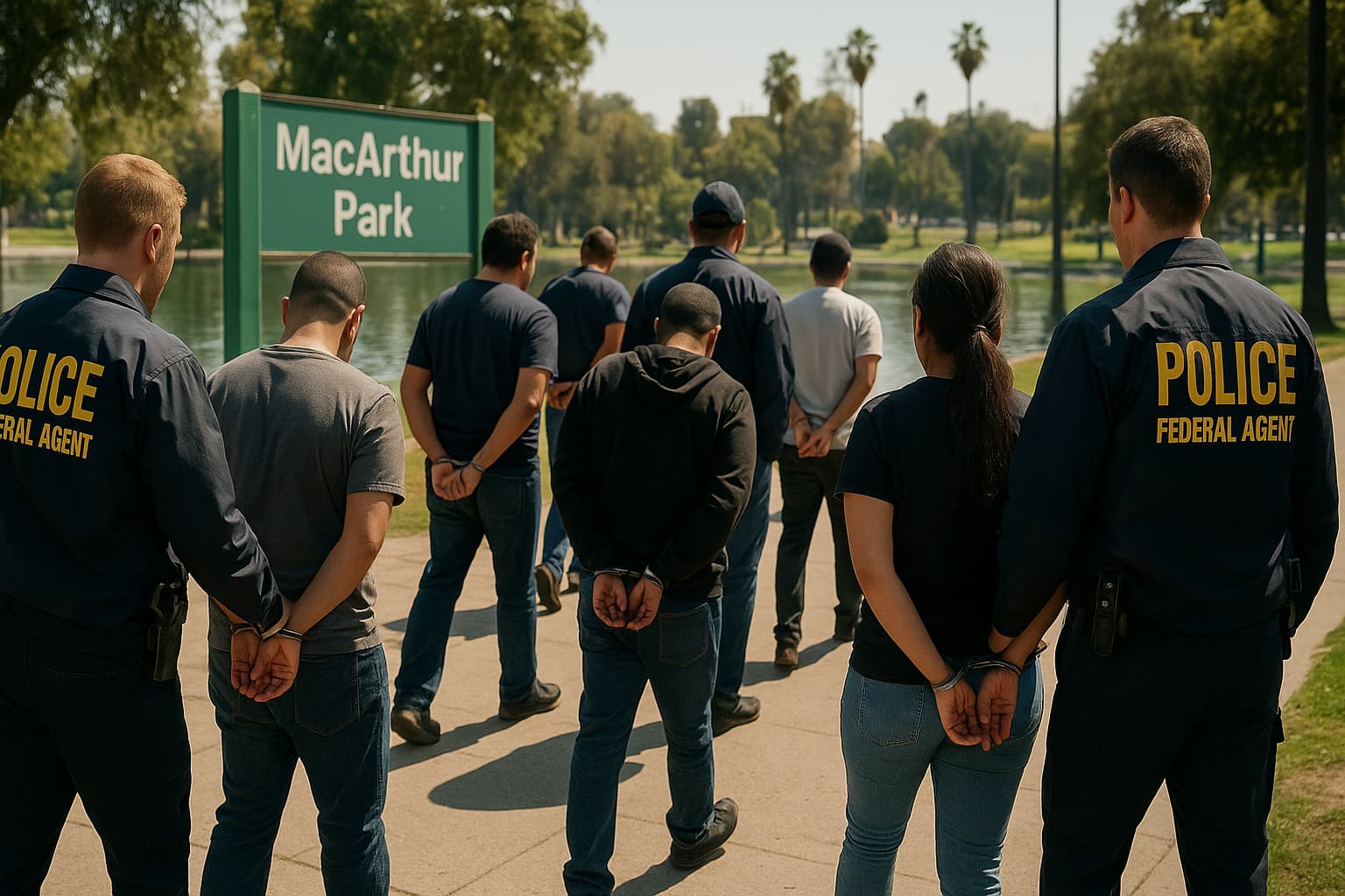 18 Arrested in Federal Drug Sweep Near MacArthur Park