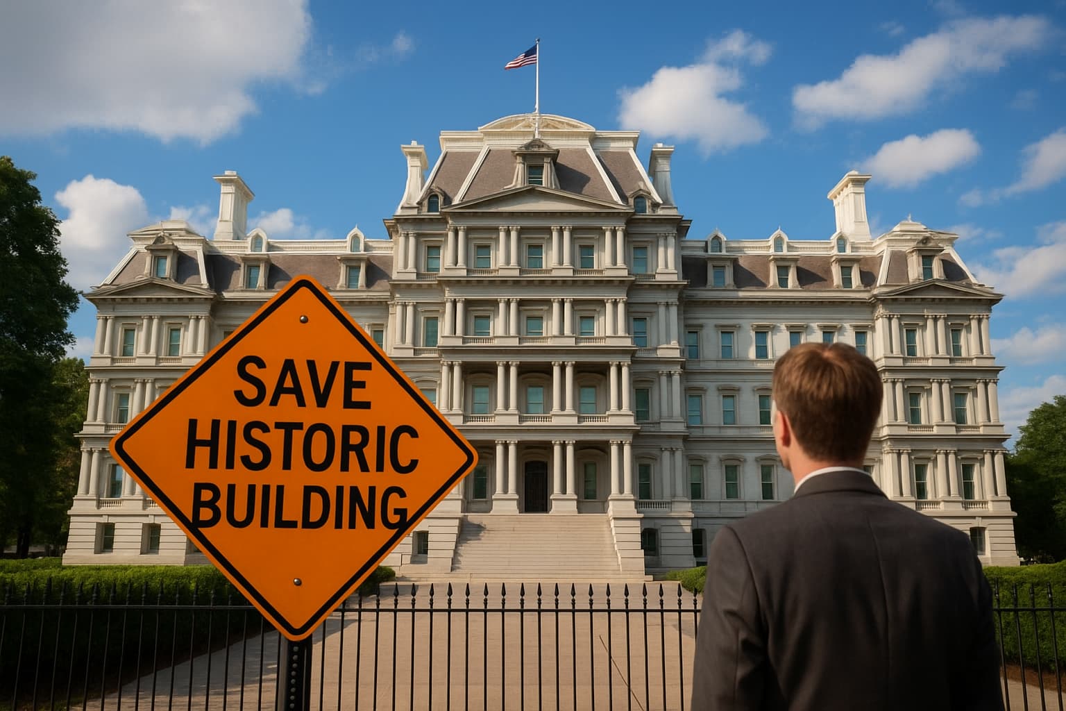Trump Plan to Paint Historic Federal Building Draws Expert Opposition