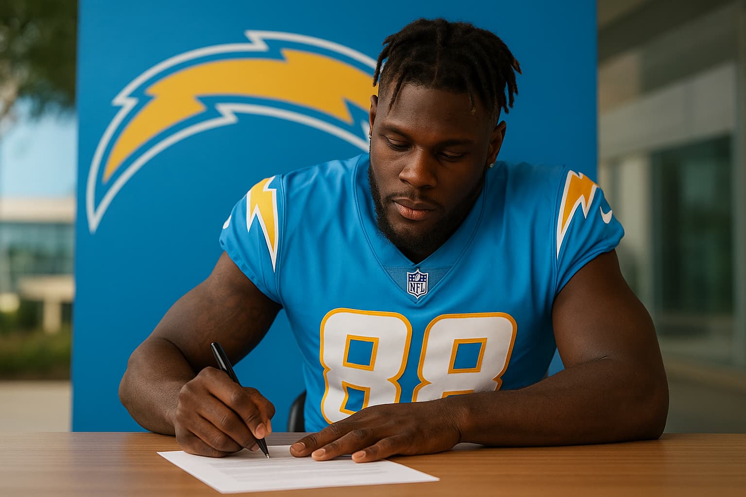 Chargers Sign Tight End David Njoku to One-Year Deal