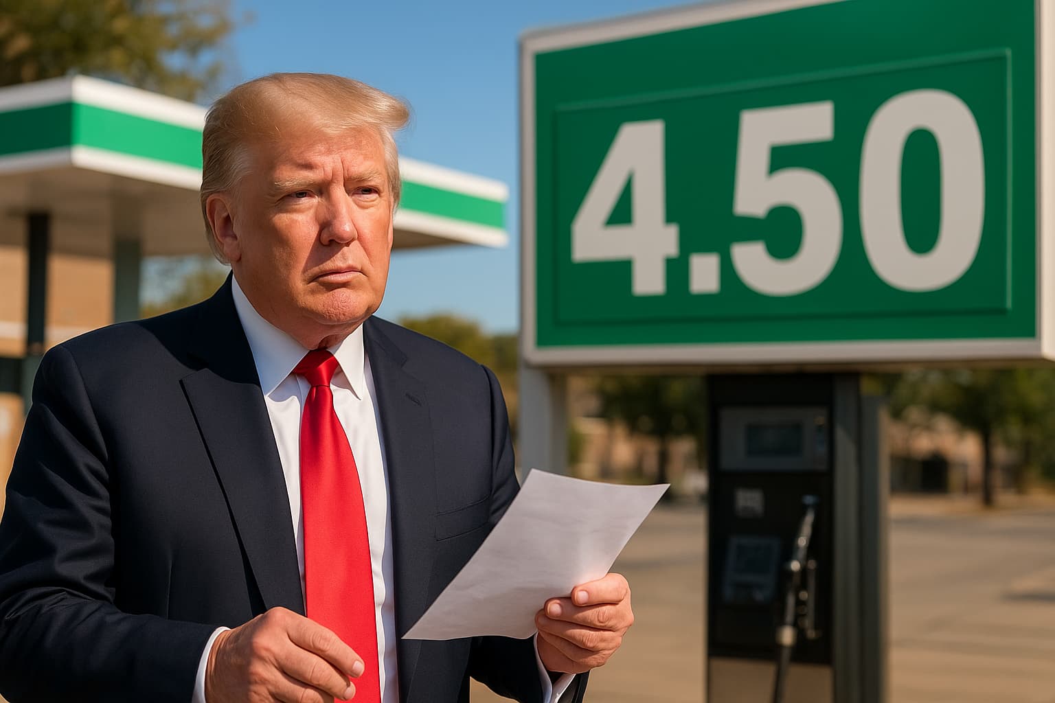 Trump Proposes Federal Gas Tax Suspension Amid Soaring Prices